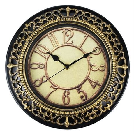 12'' Silent Wall Clock for Living Room Decor