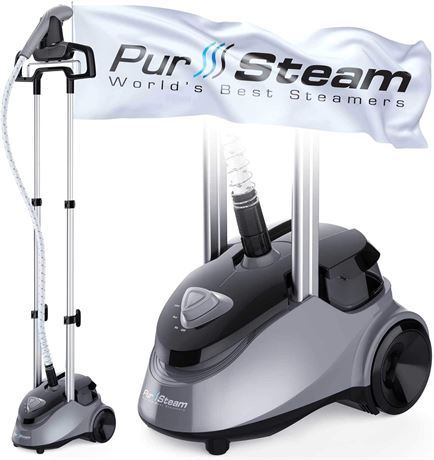 PurSteam Steamer, Continuous Steam, Grey
