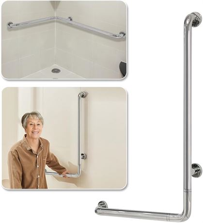 "24x36" Steel Shower Grab Bar for Seniors