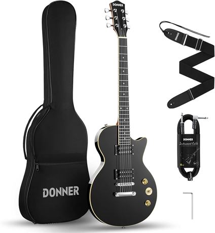 Donner DLP-124B LP Guitar Kit, 39 Inch