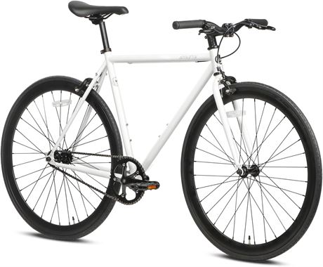 AVASTA Single-Speed Bike, 54, White