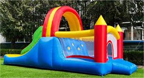 HuaKastro 16x7.2FT Inflatable Bounce House with 2 Racing Slides & Large Climbing