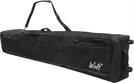 WOLT Ski Bag for Double Pairs, up to 190 cm ( grey )