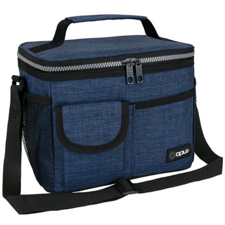 OPUX Insulated Lunch Bag, Leakproof, Navy Blue