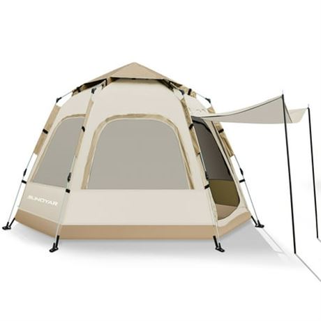 SUNOYAR 6-8 Person Tent, Removable Rain Fly