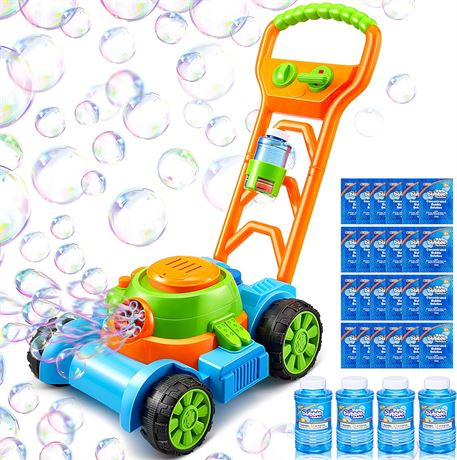 Bubble Lawn Mower Toddler Toys, Blue