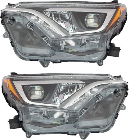 For Toyota RAV4 Headlights Set 2016-2018