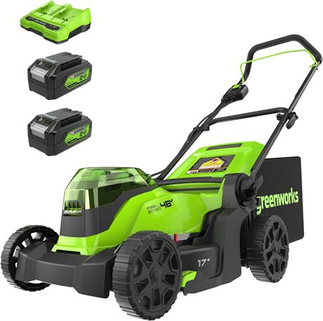 Greenworks 48V 17" Brushless Lawn Mower