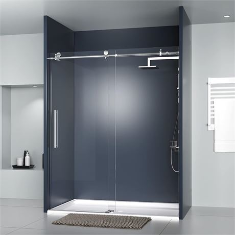 DELAVIN 56-60in Shower Door 60"Wx75"H