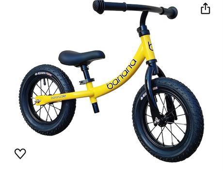 banana bike GT Toddler Balance Bike - Lightweight Bicycle for 2-5 Year Old Boys
