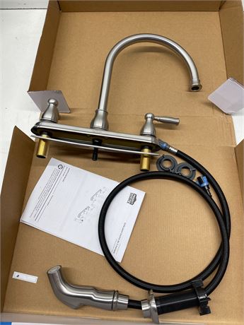 Brice Stainless Steel High-Arc Kitchen Faucet