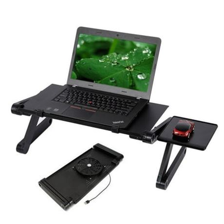 360 Adjustable Laptop Desk + Fan, Ktaxon