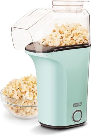 DASH Hot Air Popcorn Popper, 16 Cups - Aqua