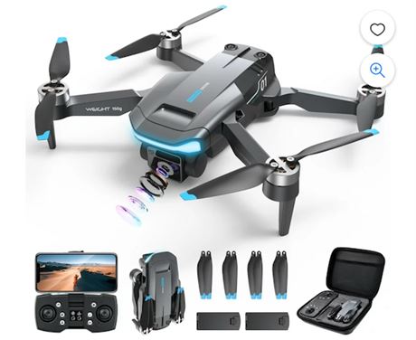 GPS Drone F194 with Camera for Adults 4K , AUOSHI Foldable Drone for Beginners w