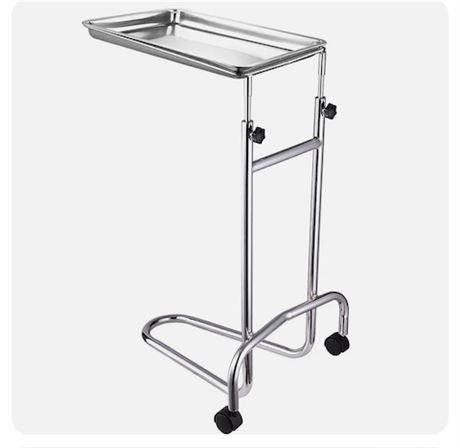 Mayo Instrument Stand Stainless Steel Medical Doctor Tattoo Spa Salon Equipment