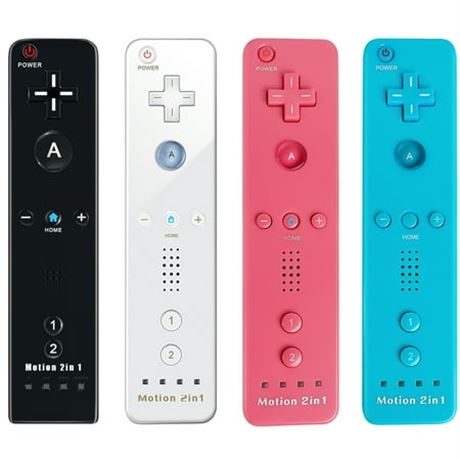 Bonadget 4 Pack Wii Controllers for Wii/Wii U