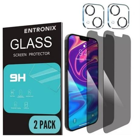 Tempered Glass for iPhone 14 Plus, 2-Pack