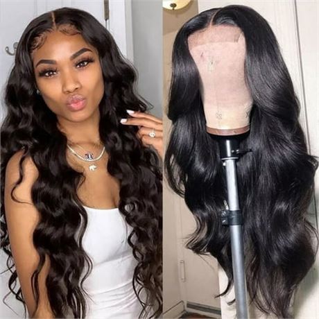 MDL 4x4 Lace Front Wigs Human Hair 20Inch