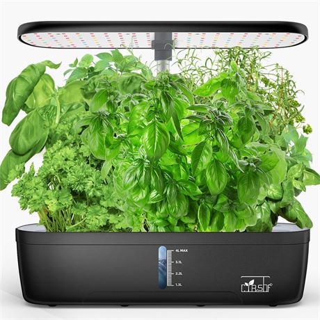 12 Pods Hydroponics System with LED Light