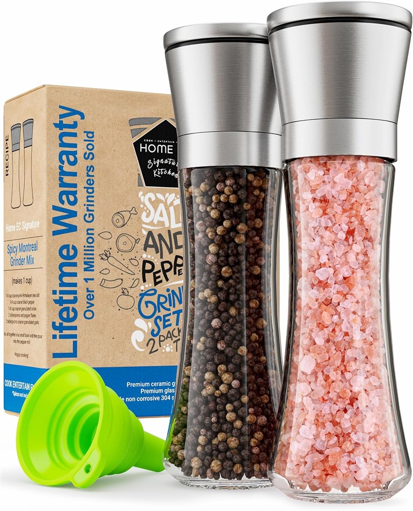 Pepper Asset Dollar.Bid - Home EC Premium Stainless Steel Sea Salt and Pepper ...