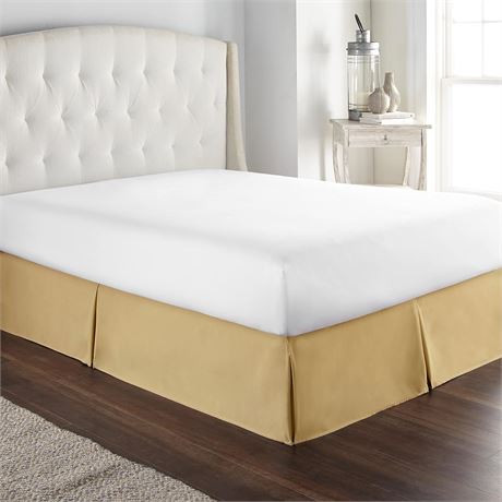 HC Collection Queen Bed Skirt, Soft Microfiber