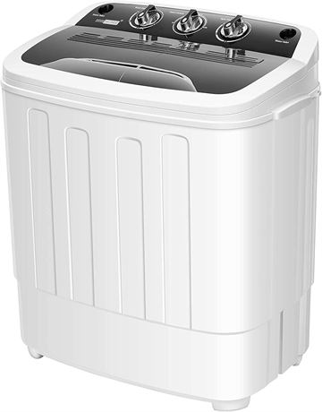 VIVOHOME Electric Twin Tub Washer, 13.5lbs