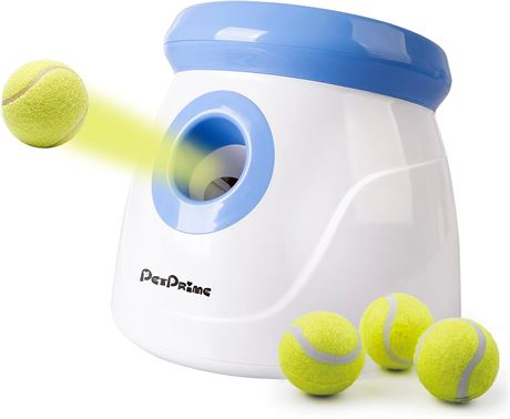 PetPrime Auto Dog Ball Launcher, 10-30ft
