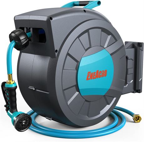 ENEACRO Hose Reel 1/2"120ft with Wall Mount