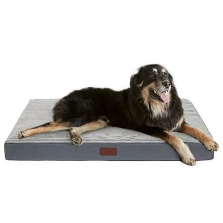 Gray Orthopedic Dog Bed, XL size(41"x28"x4")
