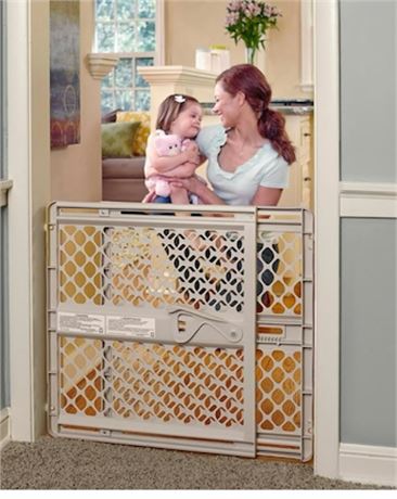 Toddleroo by North States Supergate Ergo Child Gate, Baby Gate for Stairs and Do