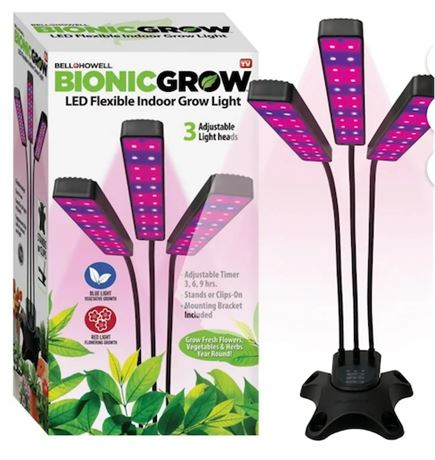 Bell + Howell Bionic Grow LED Flexible Indoor Grow Light for Indoor Plants
