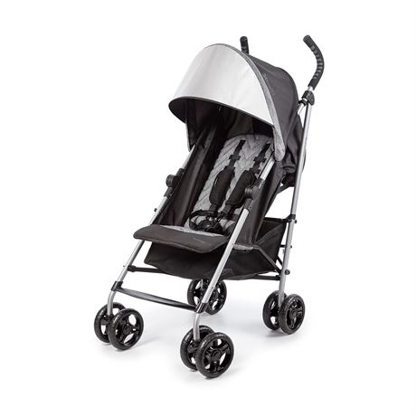 Summer Infant 3Dlite Stroller, Black & Gray