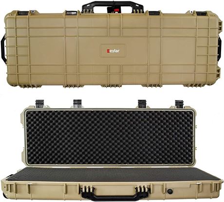 Eylar 44" Roller Tactical Rifle Case with Foam