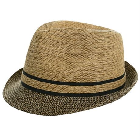 Comhats Fedora, Sun Beach Hat, Panama, Coffee
