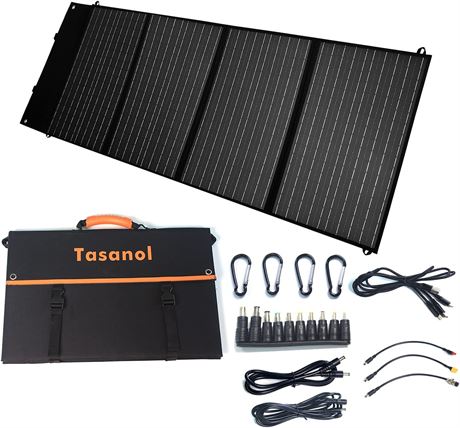 Tasanol 100W Foldable Solar Panel, 18V