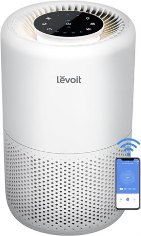 LEVOIT Air Purifier, WiFi, 916 Sq.Ft, White