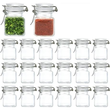 i Kito Small Glass Jars Airtight Lid 3.5 oz
