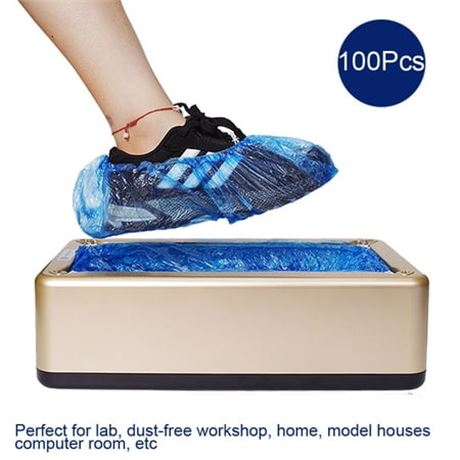 100Pcs Portable Blue Shoe Cover, Home Use.