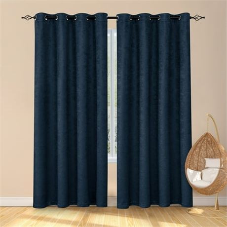 Subrtex Insulated Blackout Curtains, 52"x95"