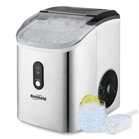 Ice Maker Countertop, 33Lbs, Self Cleaning