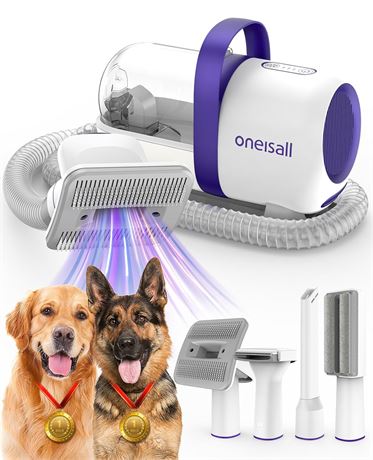 Dog Vacuum Brush & Grooming Tools, 1.5L