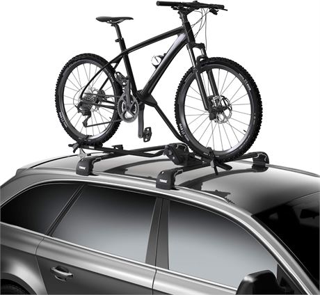 Thule ProRide XT Roof Bike Rack, Silver/Black
