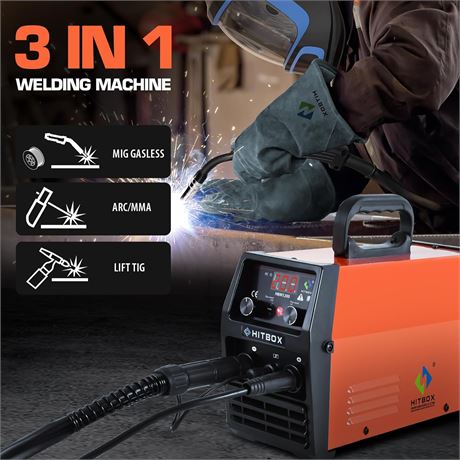 HITBOX 140A Welder 110/220V With Clamp