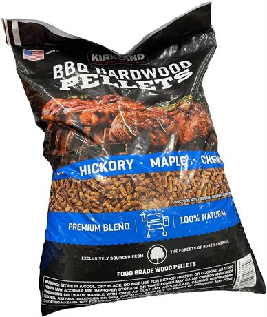 Kirkland Signature Premium Blend BBQ Hardwood Pellets, 40 Pounds