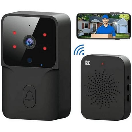 KDMLR Doorbell Camera, WiFi, Night Vision