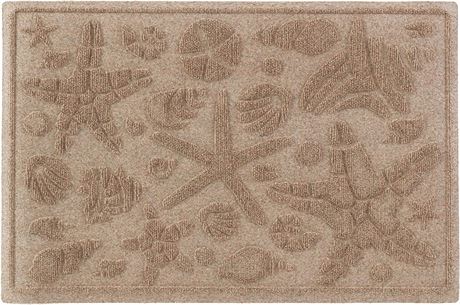 Aqua Shield Beachcomber Doormat, 2x3", Camel