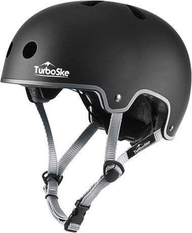 Bike Helmet, Black&Gray S/M (20.5"-22.8")