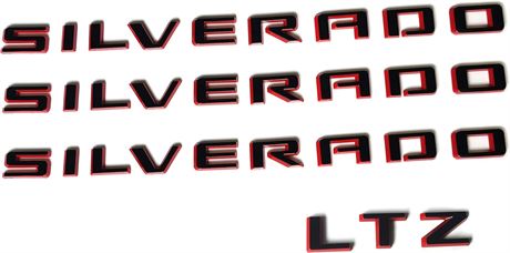2019-2025 OEM 3pack Silverado Emblems