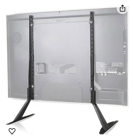 WALI Universal TV Stand 55 inch TV, TV Stand Mount for 22-65 Inch LCD Flat Scree