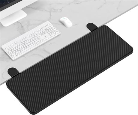 25.2"x9.5" Desk Extender Tray, Foldable, Shelf